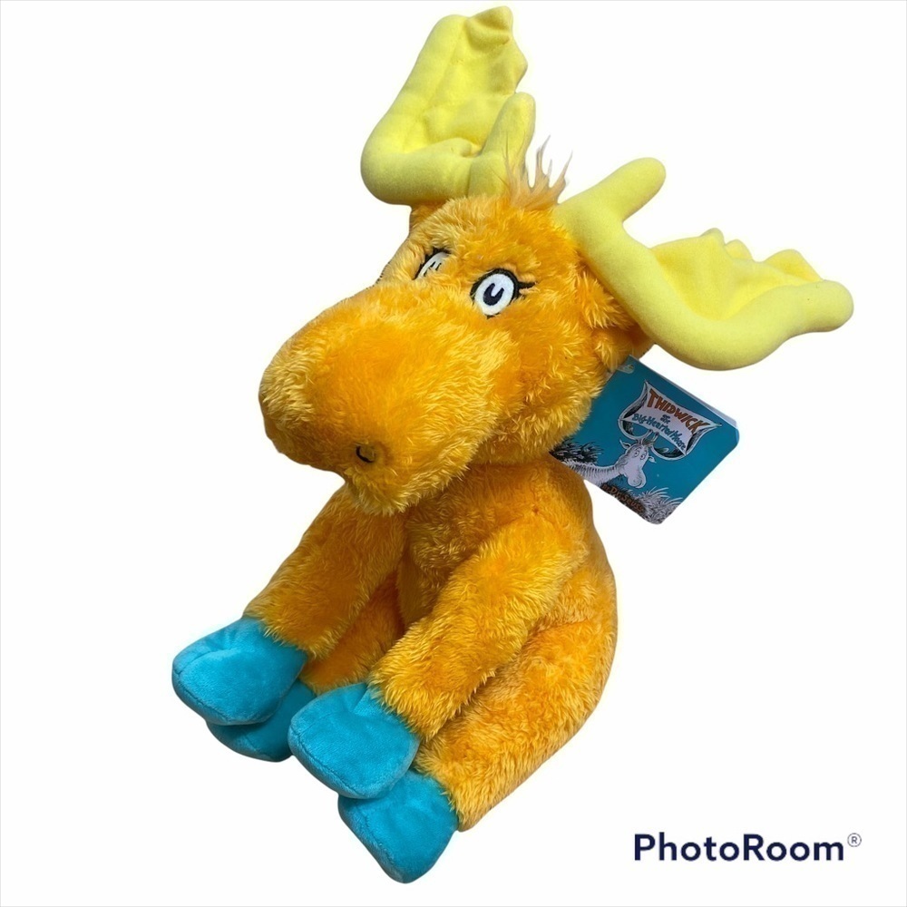 Dr. Seuss Thidwick Big Heart Moose Plush NWT Orange Kids Toy Stuffed Animal